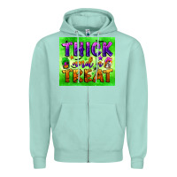 Thick And A Treat Zipper Hoodie | Teevron