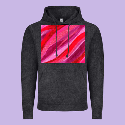 Valentines Day Glitter And Watercolor Vintage Hoodie Designed By Adodesignshop