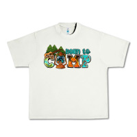Pistachio born to camp with guitar Urban Heavy Tee - AdoDesignShop