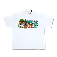 White born to camp with guitar Urban Heavy Tee - AdoDesignShop