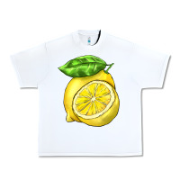 White lemon Urban Heavy Tee - BarkalooDesign
