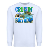 White cruisin' for my birthday Premium Sweatshirt - texasbilliewilder