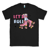 Black let's roll Classic Tee - MaliasSmallBusiness