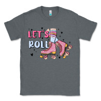 Charcoal Heather let's roll Classic Tee - MaliasSmallBusiness