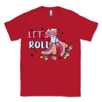 Red let's roll Classic Tee - MaliasSmallBusiness