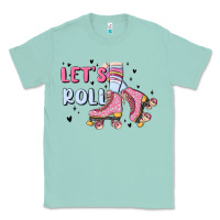 Seafoam let's roll Classic Tee - MaliasSmallBusiness