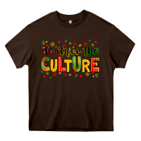 Chocolate Brown Do it for the culture juneteenth Heavy Core Tee - Zillion Design Studio