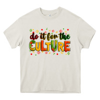 Cream Do it for the culture juneteenth Heavy Core Tee - Zillion Design Studio