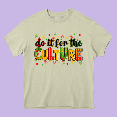 Do It For The Culture Juneteenth Heavy Core Tee Designed By Zillion Design Studio