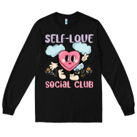 Black self love social club Long Sleeve Tee - MaliasSmallBusiness