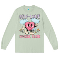 Matcha self love social club Long Sleeve Tee - MaliasSmallBusiness
