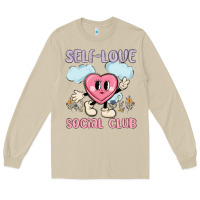 Mushroom self love social club Long Sleeve Tee - MaliasSmallBusiness