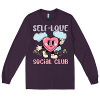 Plum self love social club Long Sleeve Tee - MaliasSmallBusiness