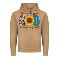 Vintage Camel with god all things are possible Vintage Hoodie - Artiststas