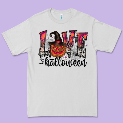 Love Halloween Premium Tee Designed By Cowhidedigitalart