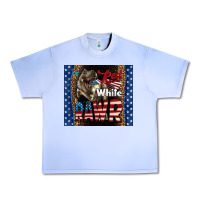 Grape Ice Red White Rawr Dinosaur T-Rex Urban Heavy Tee - LillyAllenDesigns