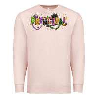 Pale Pink mardi gras principal Premium Sweatshirt - texasbilliewilder