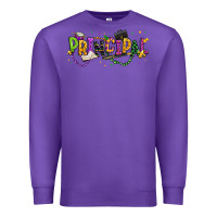 Purple mardi gras principal Premium Sweatshirt - texasbilliewilder