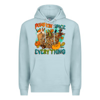 Blue Mist Pumpkin spice everything Premium Hoodie - NancyCooperArtShop
