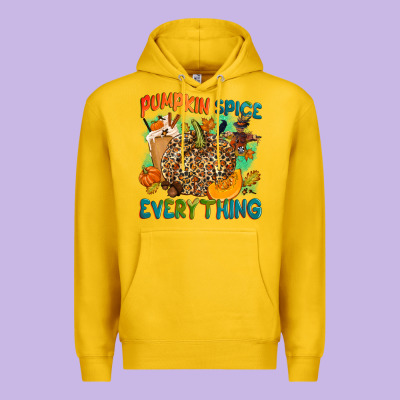 Pumpkin Spice Everything Premium Hoodie Designed By Nancycooperartshop