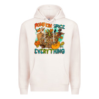 Pale Pink Pumpkin spice everything Premium Hoodie - NancyCooperArtShop