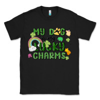 Black my dog is my lucky charms Classic Tee - MaliasSmallBusiness