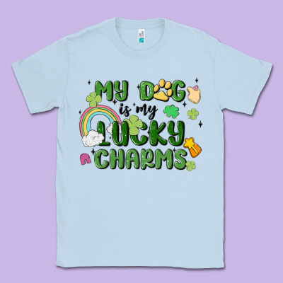 My Dog Is My Lucky Charms Classic Tee Designed By Maliassmallbusiness