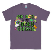 Lavender my dog is my lucky charms Classic Tee - MaliasSmallBusiness