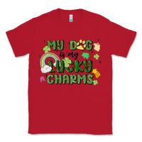 Red my dog is my lucky charms Classic Tee - MaliasSmallBusiness