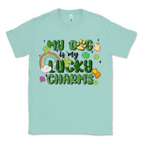 Seafoam my dog is my lucky charms Classic Tee - MaliasSmallBusiness