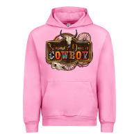 Fuchsia Pink simmer down cowboy olivia Urban Hoodie - OliviaCreatesArt