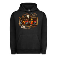 Pigment Black simmer down cowboy olivia Urban Hoodie - OliviaCreatesArt