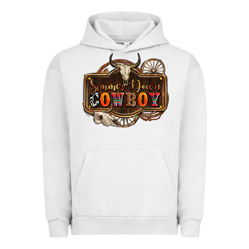 Simmer Down Cowboy Olivia Urban Hoodie by OliviaCreatesArt | Teevron
