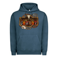 Pigment Midnight Navy simmer down cowboy olivia Urban Hoodie - OliviaCreatesArt
