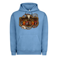 Pigment Pebble Blue simmer down cowboy olivia Urban Hoodie - OliviaCreatesArt