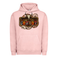 Pigment Salmon simmer down cowboy olivia Urban Hoodie - OliviaCreatesArt