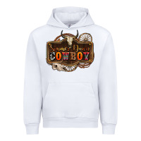 White simmer down cowboy olivia Urban Hoodie - OliviaCreatesArt