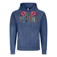 Vintage Denim she is strong Vintage Hoodie - Artiststas