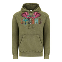 Vintage Olive she is strong Vintage Hoodie - Artiststas