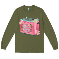 Army Green let s get this bread malia Long Sleeve Tee - MaliasSmallBusiness