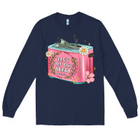 Navy let s get this bread malia Long Sleeve Tee - MaliasSmallBusiness
