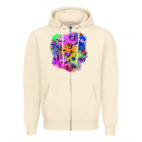 Sandshell halloween candy patches 1 Zipper Hoodie - BundleAndBundleShop