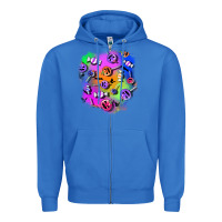 True Royal halloween candy patches 1 Zipper Hoodie - BundleAndBundleShop