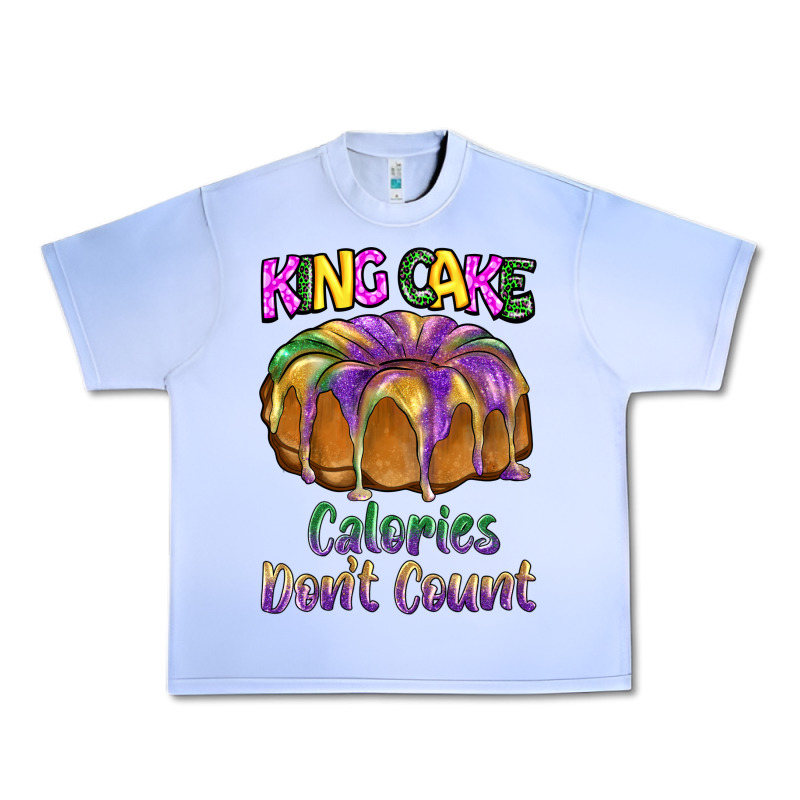 Mardi Gras King Cage Calories Don't Count Urban Heavy Tee by BarkalooDesign | Teevron