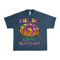 Midnight Navy mardi gras king cage calories don't count Urban Heavy Tee - BarkalooDesign