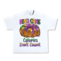 White mardi gras king cage calories don't count Urban Heavy Tee - BarkalooDesign