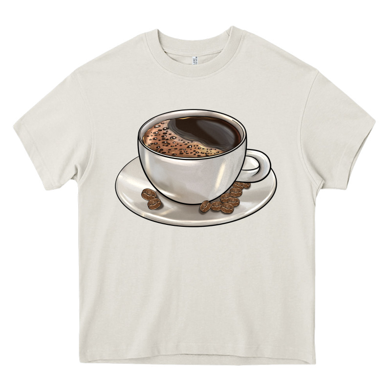 Coffee  Americano Heavy Core Tee by BarkalooDesign | Teevron