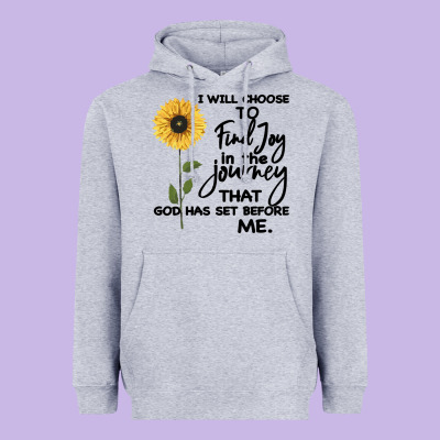 I Will Choose To Find Joy In The Journey That God Heavyweight Hoodie Designed By Bettercallsaul