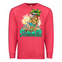 Cardinal Hello summer skeleton Premium Sweatshirt - NancyCooperArtShop