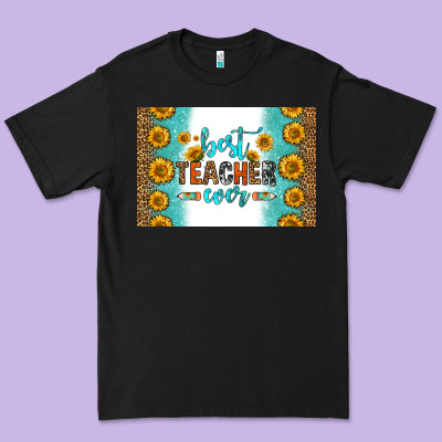 Best Teacher Ever Skinny Metal Can Holder Premium Tee Designed By Hra Design Shop